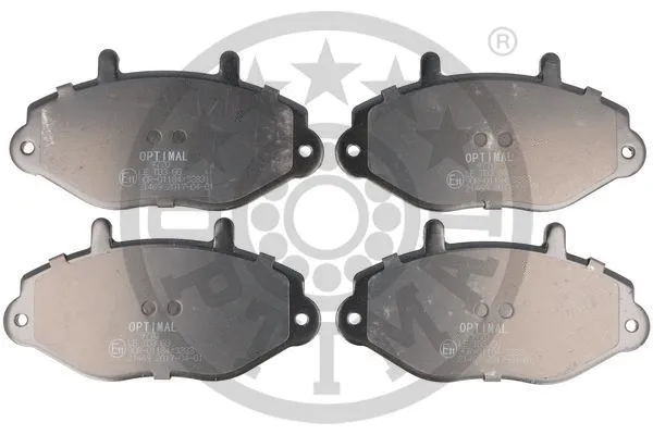 Brake Pad Set, disc brake (9770)