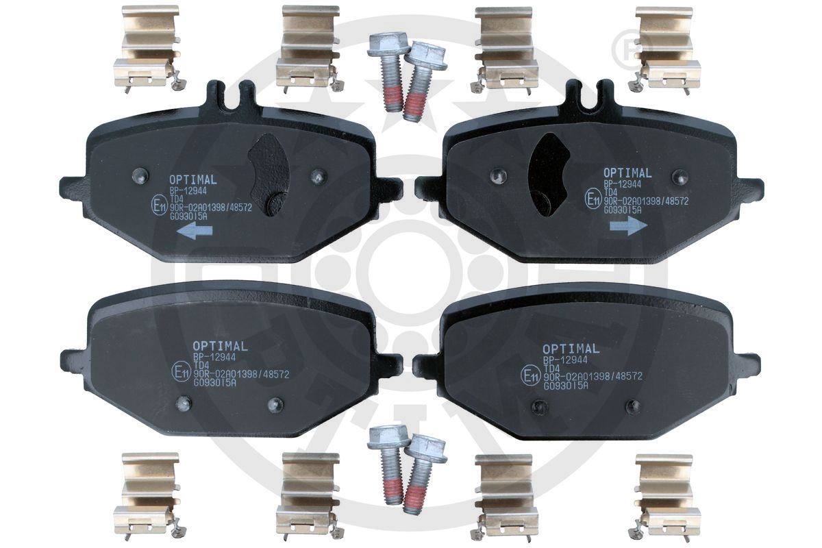 Brake Pad Set, disc brake (BP-12944)
