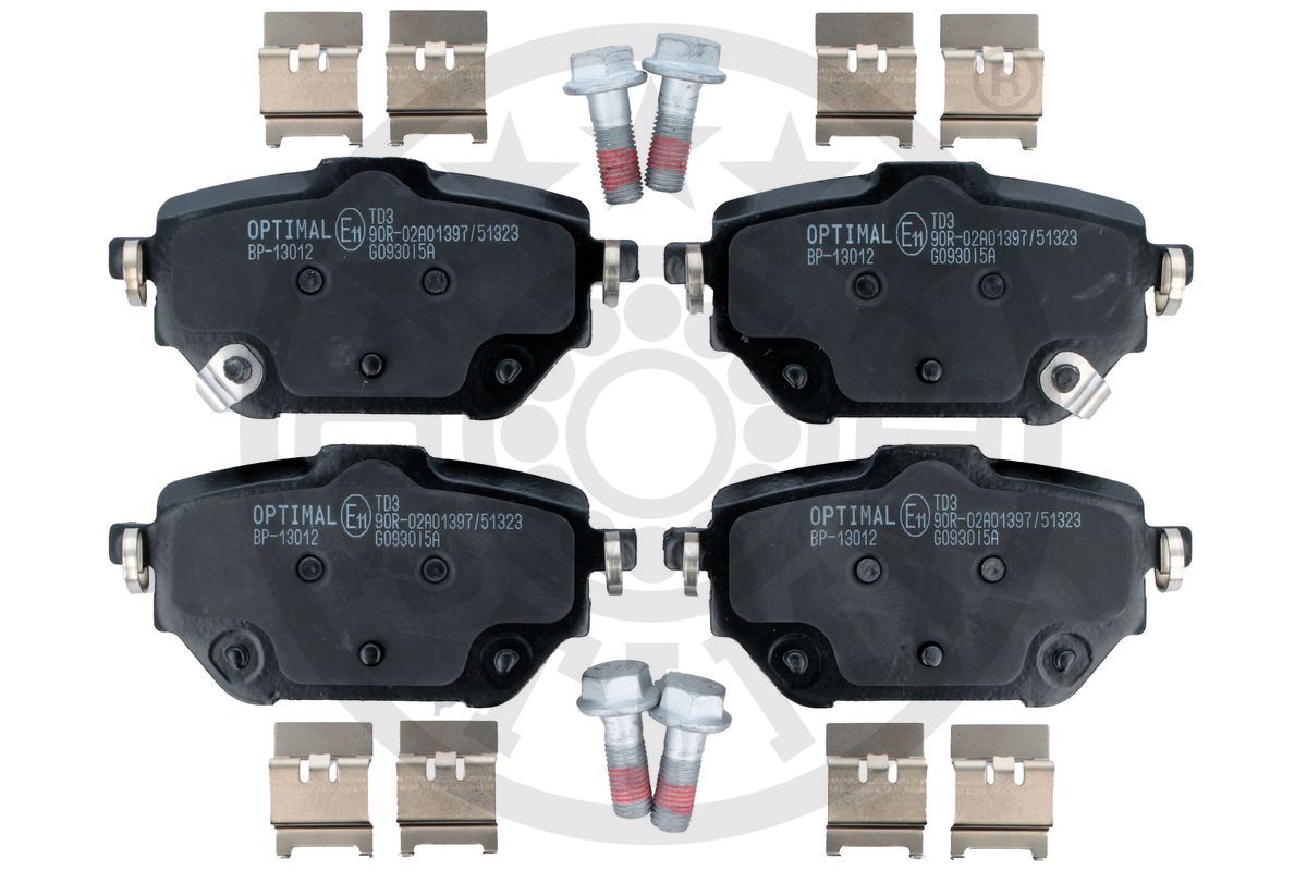 Brake Pad Set, disc brake (BP-13012)