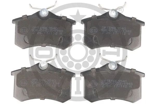 Brake Pad Set, disc brake (9540)