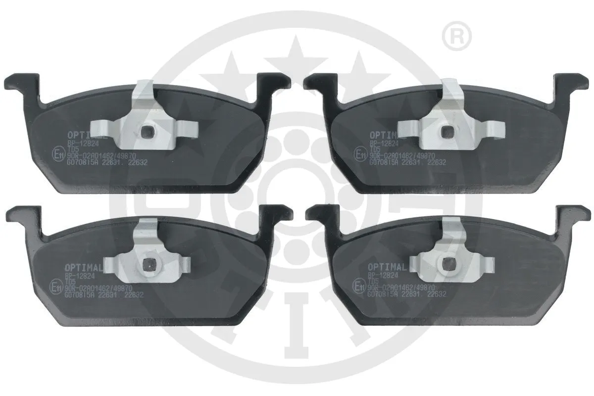 Brake Pad Set, disc brake (BP-12824)