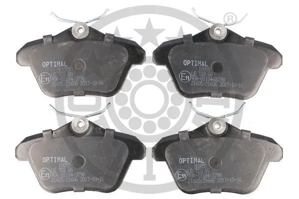 Brake Pad Set, disc brake (10055)
