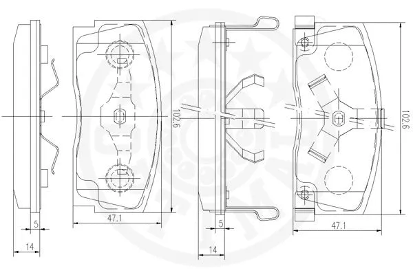 Brake Pad Set, disc brake