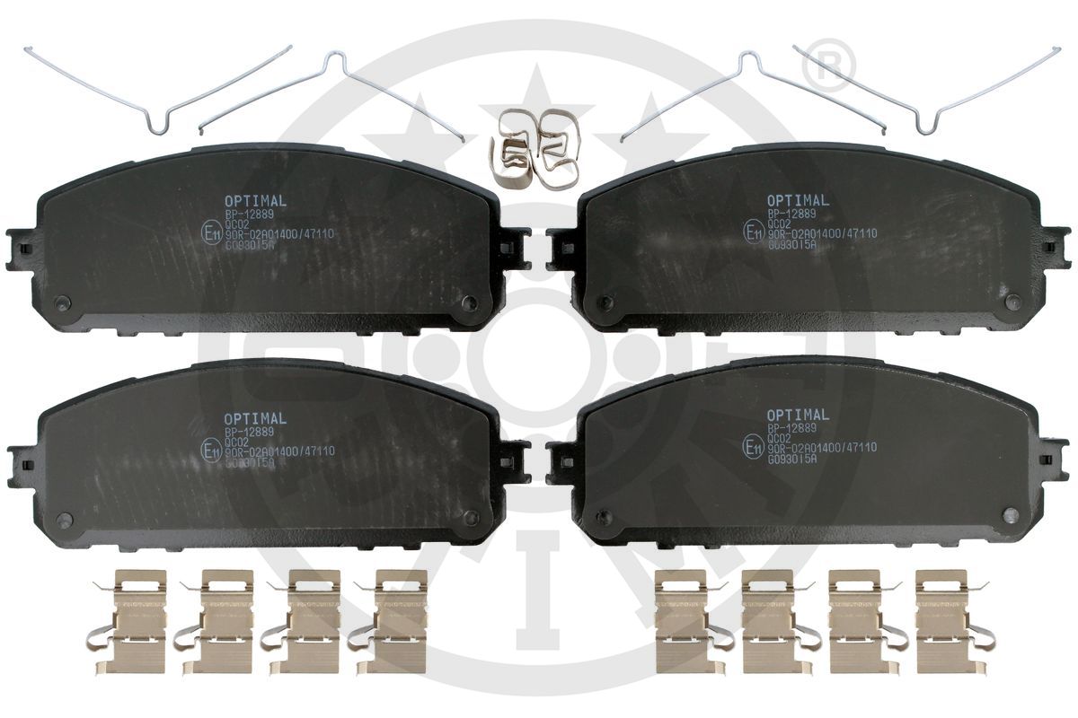 Brake Pad Set, disc brake (BP-12889)