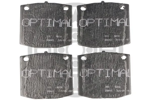 Brake Pad Set, disc brake (9206)