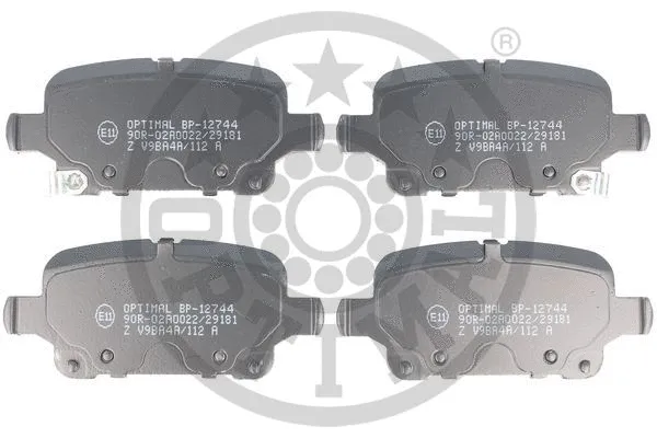 Brake Pad Set, disc brake (BP-12744)
