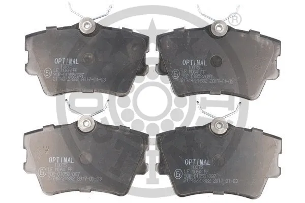 Brake Pad Set, disc brake (10075)