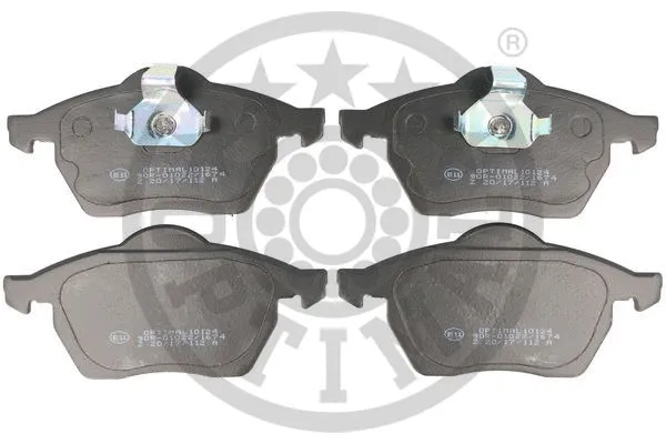 Brake Pad Set, disc brake (10124)