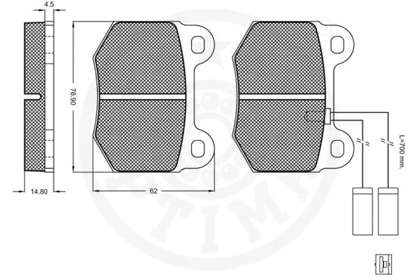Brake Pad Set, disc brake