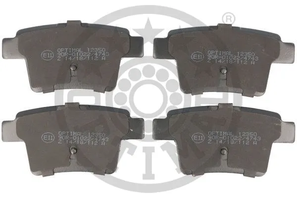 Brake Pad Set, disc brake (12350)