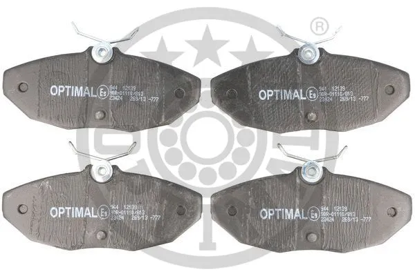 Brake Pad Set, disc brake (12139)