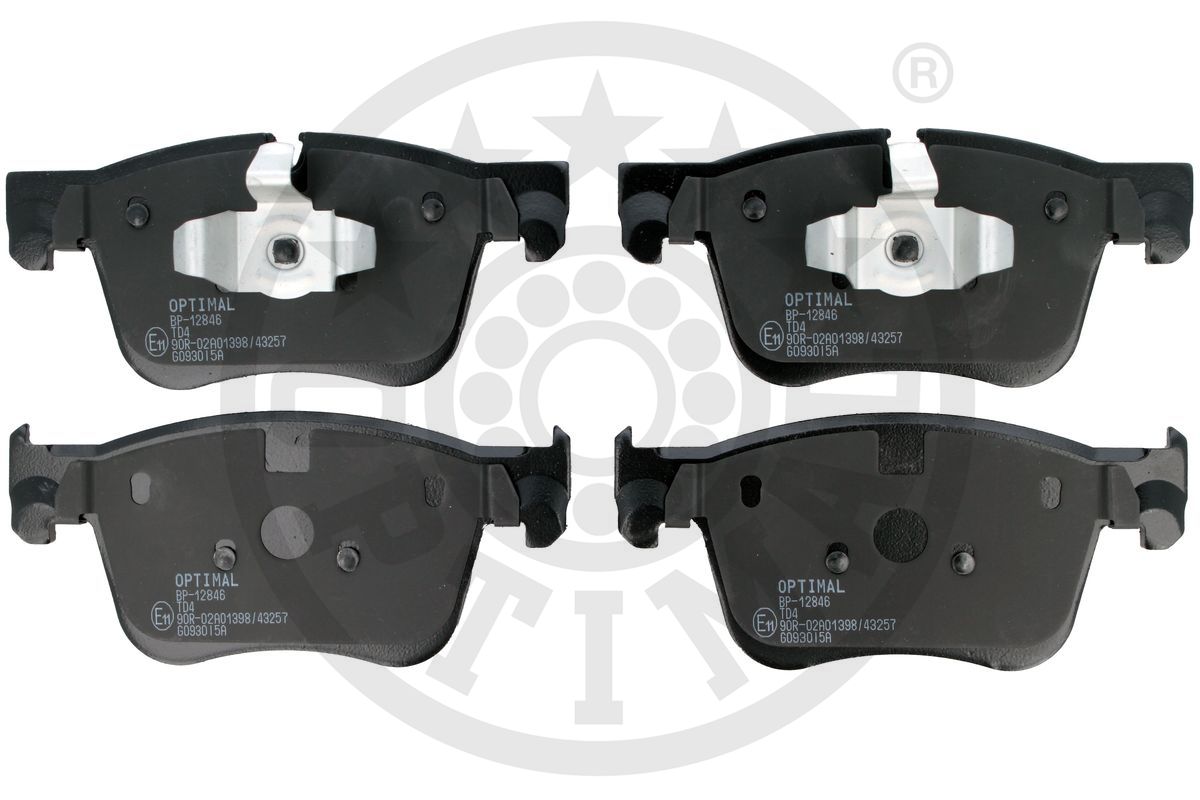 Brake Pad Set, disc brake (BP-12846)