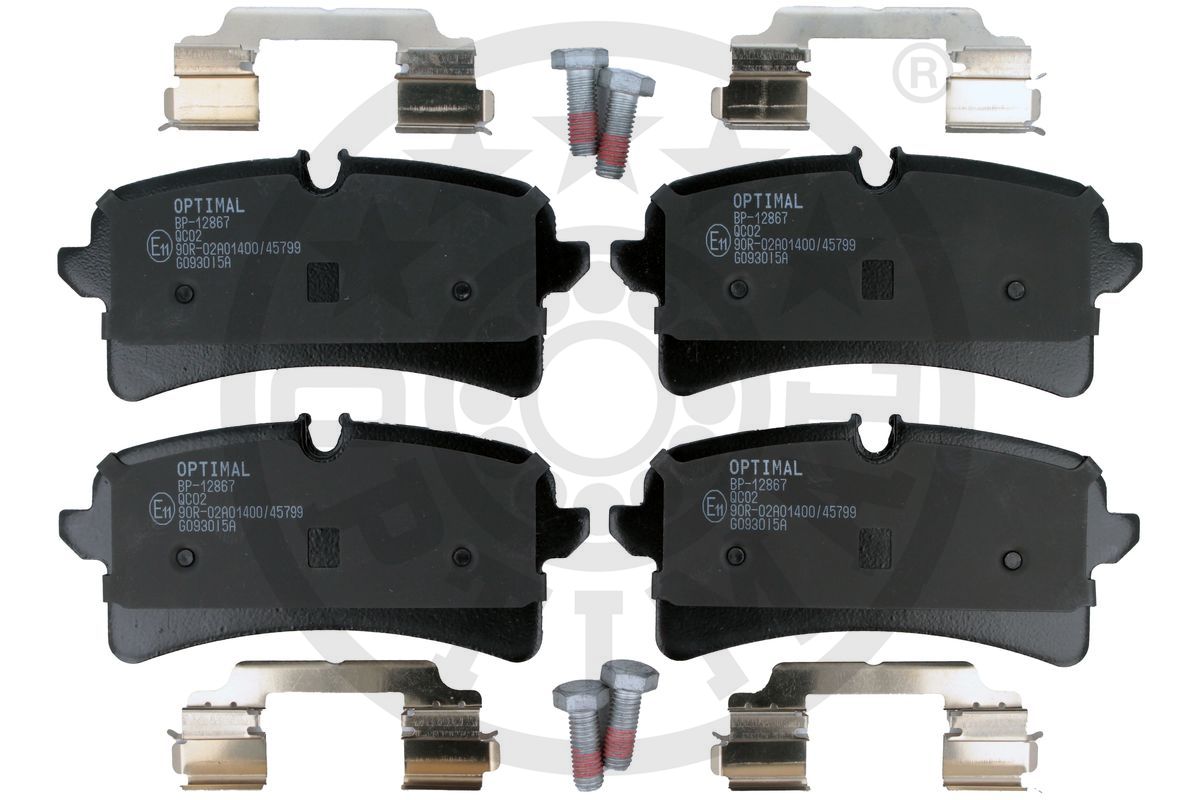 Brake Pad Set, disc brake (BP-12867)