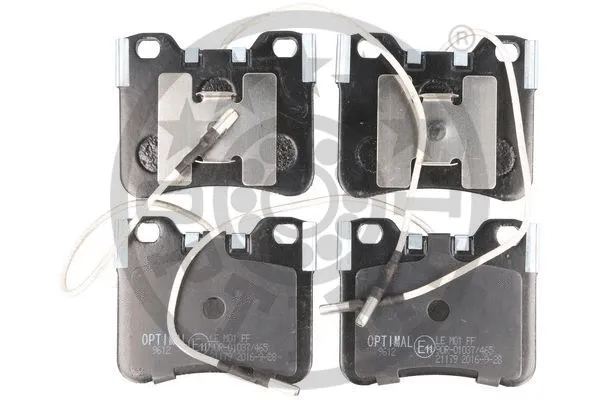 Brake Pad Set, disc brake (9612)