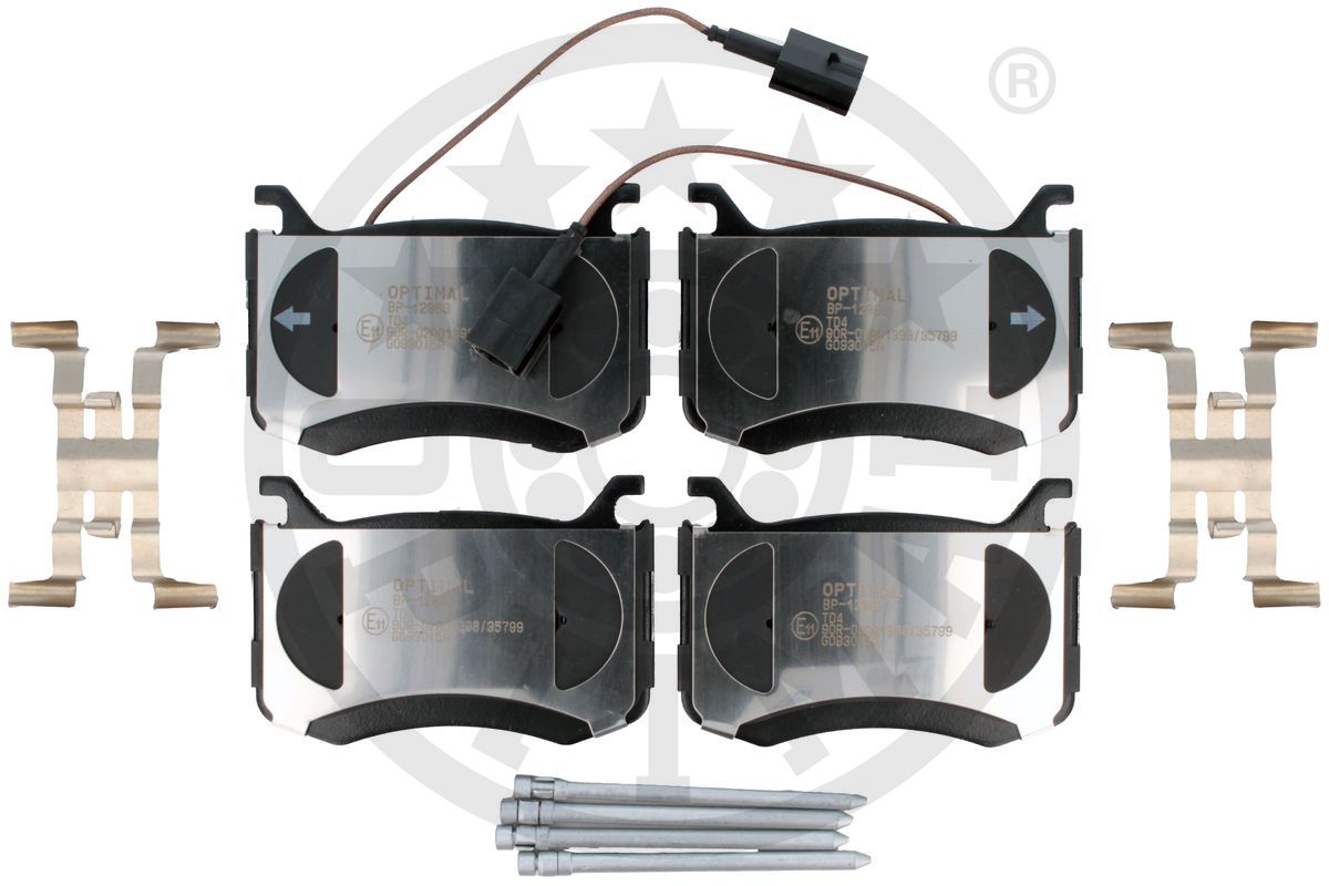 Brake Pad Set, disc brake (BP-12863)