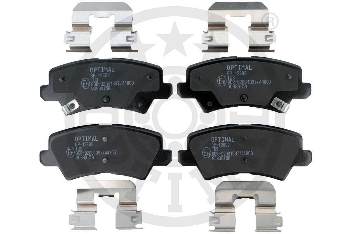 Brake Pad Set, disc brake (BP-12892)