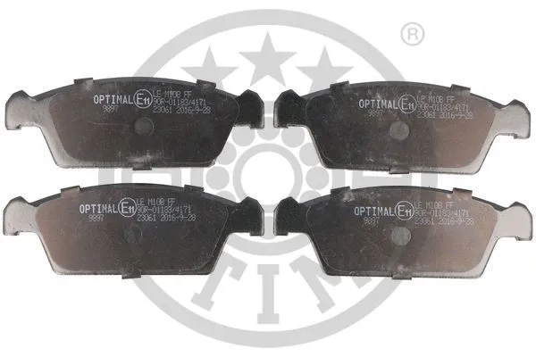 Brake Pad Set, disc brake (9897)