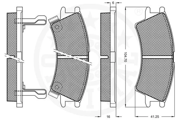 Brake Pad Set, disc brake