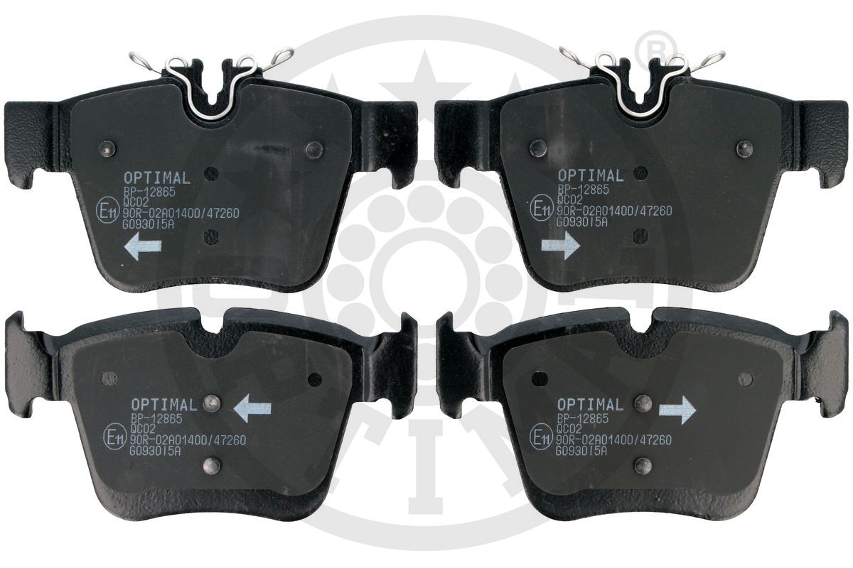 Brake Pad Set, disc brake (BP-12865)