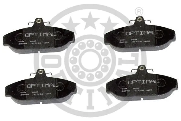 Brake Pad Set, disc brake (9321)