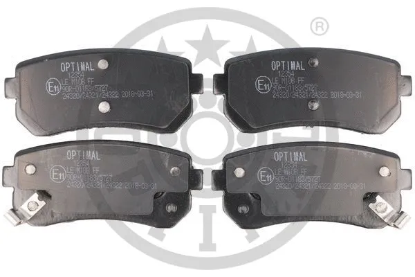 Brake Pad Set, disc brake (12354)