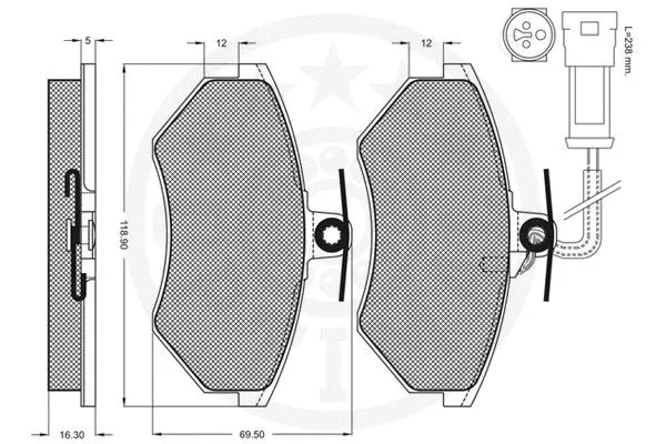 Brake Pad Set, disc brake