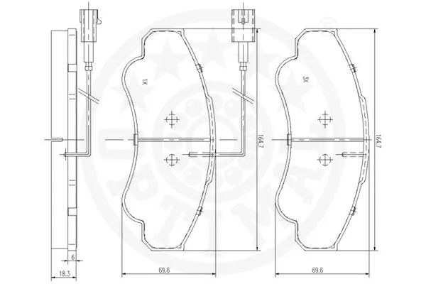 Brake Pad Set, disc brake