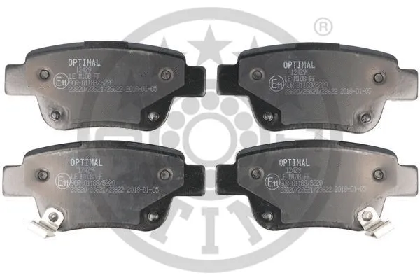 Brake Pad Set, disc brake (BP-12429)