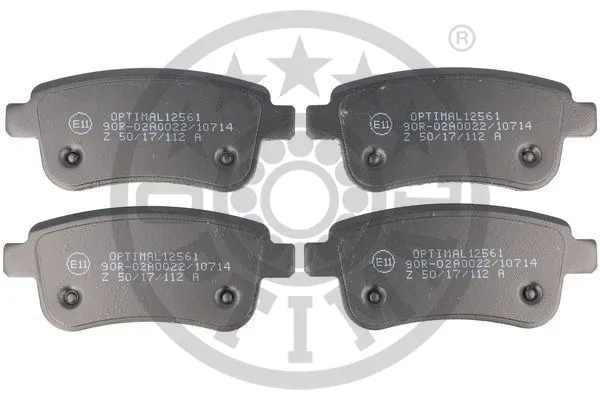 Brake Pad Set, disc brake (12561)
