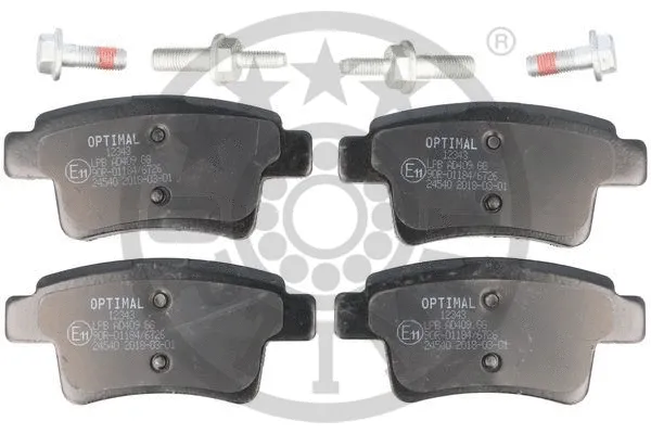 Brake Pad Set, disc brake (12343)