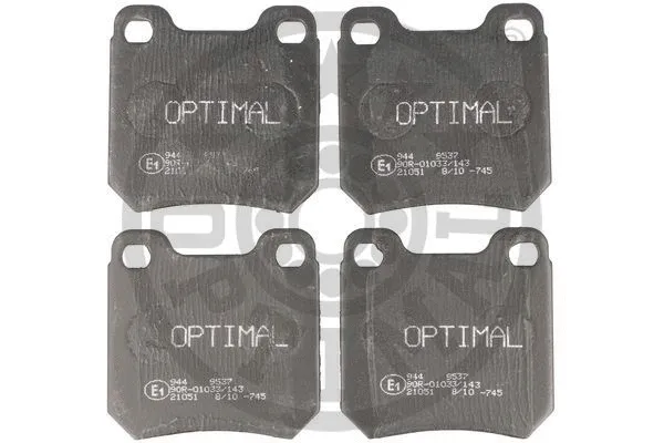 Brake Pad Set, disc brake (9537)
