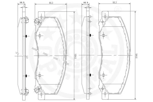 Brake Pad Set, disc brake