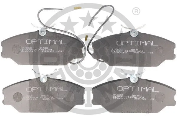 Brake Pad Set, disc brake (9430)