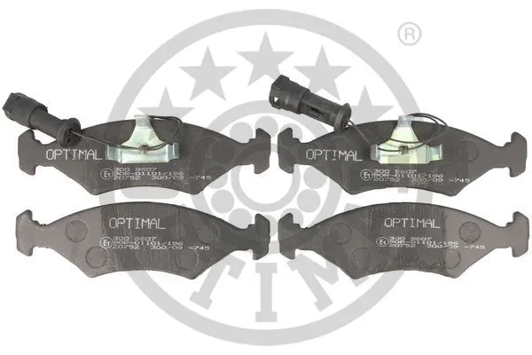 Brake Pad Set, disc brake (9607)