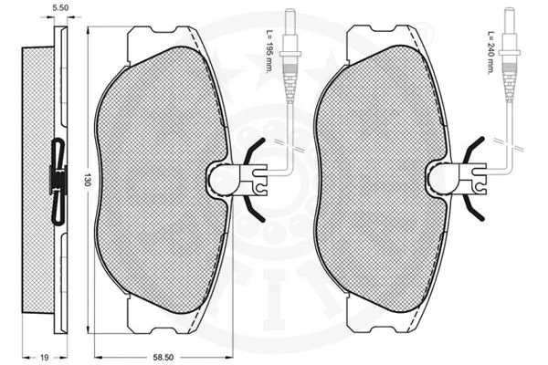 Brake Pad Set, disc brake