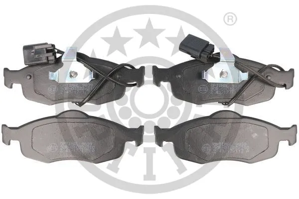 Brake Pad Set, disc brake (9839)