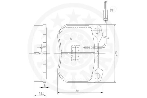 Brake Pad Set, disc brake