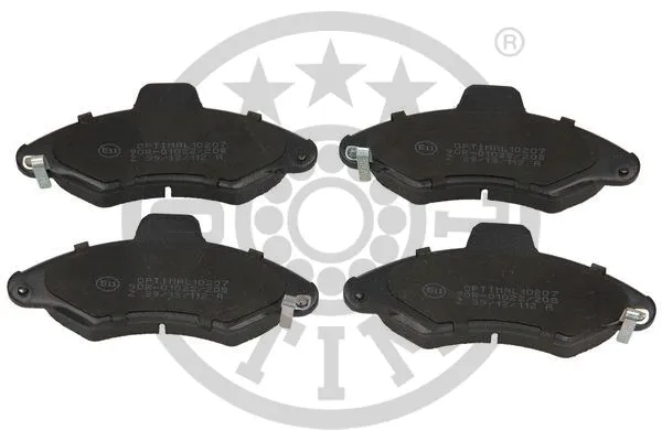 Brake Pad Set, disc brake (BP-10207)