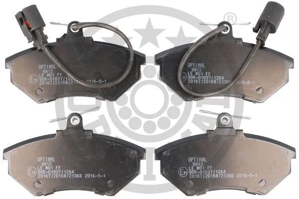 Brake Pad Set, disc brake (9912)