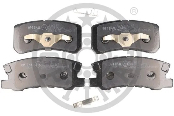 Brake Pad Set, disc brake (BP-10537)