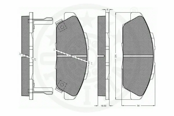 Brake Pad Set, disc brake