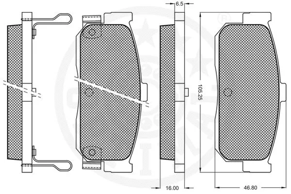 Brake Pad Set, disc brake