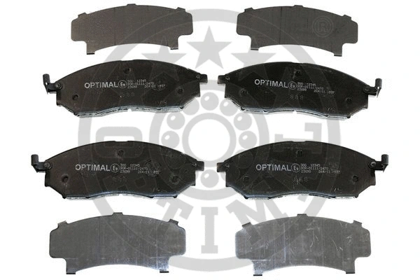 Brake Pad Set, disc brake (12345)