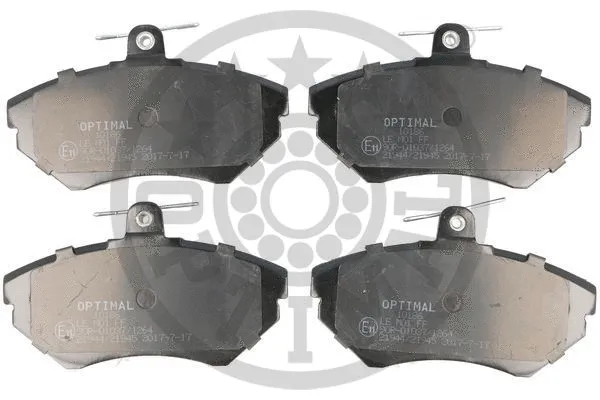 Brake Pad Set, disc brake (10186)