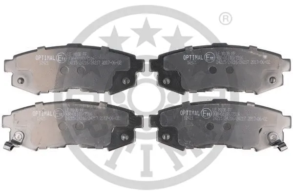 Brake Pad Set, disc brake (12421)