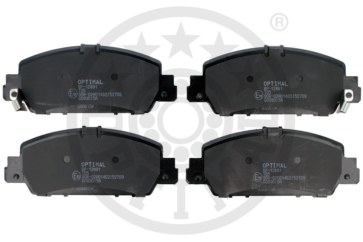 Brake Pad Set, disc brake (BP-12891)