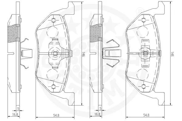 Brake Pad Set, disc brake
