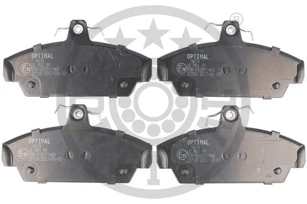 Brake Pad Set, disc brake (9674)