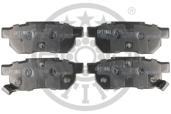 Brake Pad Set, disc brake (9572)