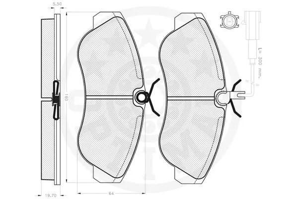 Brake Pad Set, disc brake